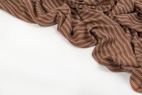 МУСЛИН ТВИЛ ПРИНТ Коричневый Полоски,1139288 фото #5