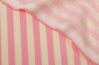 ШЕЛК САТИН АРМАНИ ПРИНТ Розовый Полоски,1074220 фото #4