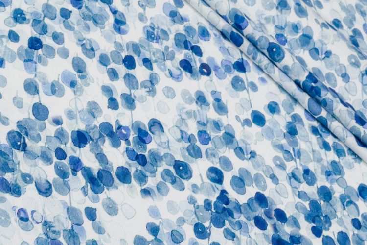 ШТАПЕЛЬ ТВИЛ БЕЛЬМОНДО ПРИНТ Синий Узоры ,1073490