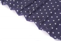 ШИФОН ЭСКАДА ПРИНТ Синий Горохи,0835174 фото #4