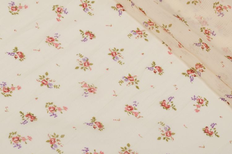 ТЕНСЕЛ ПРИНТ Молочный Цветы,1138731