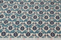 ШЕЛК КРЕП ПРИНТ Молочный Цветы,1125892 фото #2