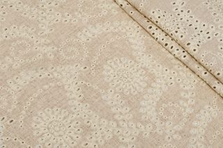 ЛЕН СТРЕЙЧ С ВЫШИВКОЙ