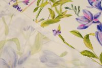КРЕП ВИСКОЗА ПРИНТ Молочный Цветы,1141984 фото #4