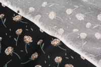 ШТАПЕЛЬ ТВИЛ БЕЛЬМОНДО ПРИНТ Черный Цветы,1114063 фото #4