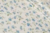 САТИН АТЛАНТА ПРИНТ Молочный Цветы,1136782 фото #1