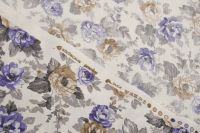 ТКАНЬ ДЕКОРАТИВНАЯ ПРИНТ Молочный Цветы,1108314 фото #4