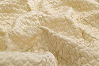 ЖАККАРД ШЕЛК Молочный Узоры ,1103074 фото #3