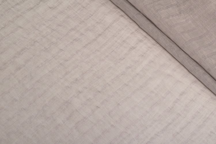 ТЕНСЕЛ НЕЙЛОН ЖАККАРД Серый Полоски,1134535