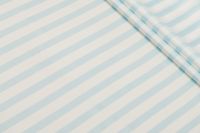 ШЕЛК САТИН АРМАНИ ПРИНТ Голубой Полоски,1100400 фото #1