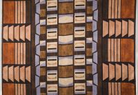 ВИСКОЗА ПОЛИРОВАННАЯ ПРИНТ Коричневый Узоры ,1141526 фото #2