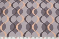 ШЕЛК САТИН АРМАНИ ПРИНТ Серый Узоры ,1100905 фото #2