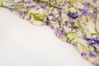 КРЕП ВИСКОЗА ПРИНТ Молочный Цветы,1141984 фото #6