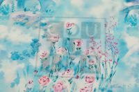 ЛЕН КОТТОН ПРИНТ Голубой Цветы,1141441 фото #5