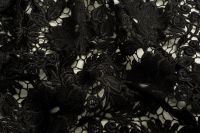 МАКРАМЕ Черный Цветы,0029515 фото #3