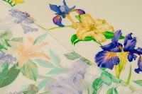 ВИСКОЗА ПОЛИРОВАННАЯ ПРИНТ Молочный Цветы,1142042 фото #4