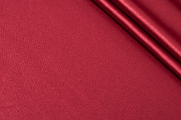 САТИН ОДНОТОН Красный,1118344