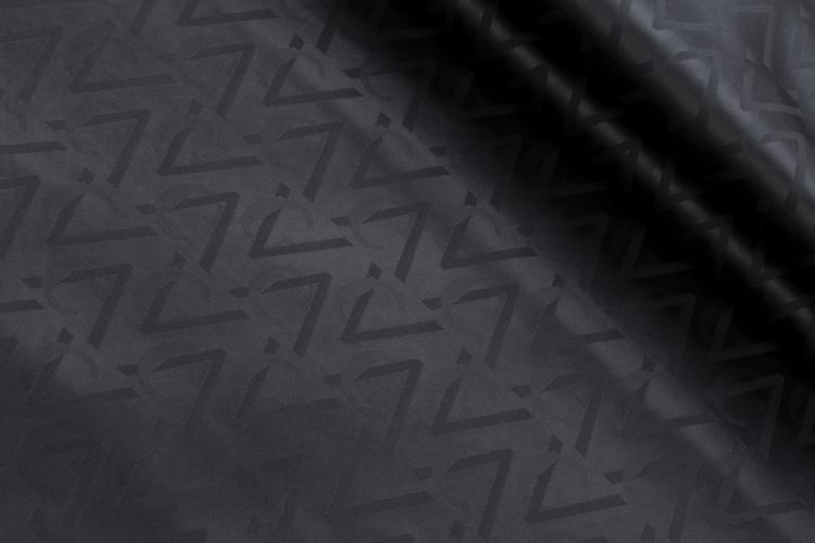 ЖАККАРД КОСТЮМНЫЙ Черный Узоры ,1012086