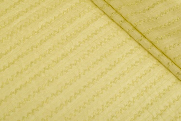 ТЕНСЕЛ НЕЙЛОН ЖАККАРД Желтый Полоски,1134597
