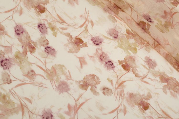 ТЕНСЕЛ ПРИНТ Бежевый Цветы,1138670