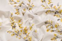 РАНФОРС ПОСТЕЛЬНЫЙ ПРИНТ Молочный Цветы,1107867 фото #3