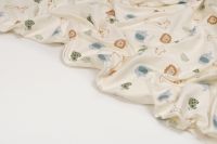 ТРИКОТАЖ КОТТОН ПРИНТ Молочный Животный мир,1111420 фото #6