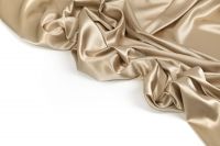 ШЕЛК АТЛАС СТРЕЙЧ ОДНОТОННЫЙ Бежевый,1102527 фото #5