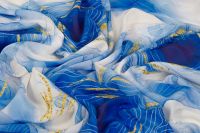 ВИСКОЗА ПОЛИРОВАННАЯ ПРИНТ Молочный Абстракции,1141533 фото #4