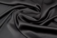 КРЕП ВИСКОЗА ПОЛИРОВАННЫЙ ОДНОТОННЫЙ Черный,1122938 фото #2