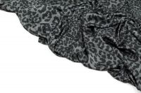 ШЕЛК САТИН АРМАНИ ПРИНТ Серый Животный мир,1100387 фото #5