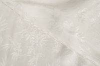 ВИСКОЗА ЖАККАРД Молочный Цветы,1126707 фото #3