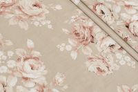 РАНФОРС ПОСТЕЛЬНЫЙ ПРИНТ Бежевый Цветы,1138267 фото #1