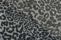 ШЕЛК САТИН АРМАНИ ПРИНТ Серый Животный мир,1100387 фото #4