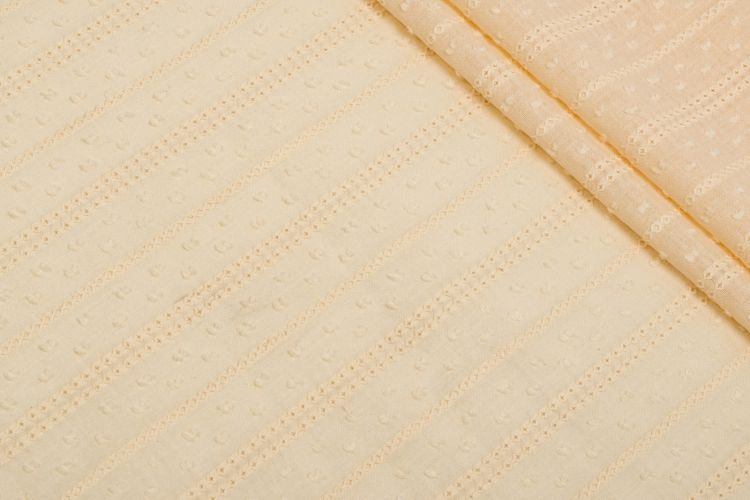 БАТИСТ ЖАККАРД Бежевый Полоски,1129234