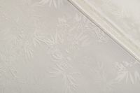 САТИН ЖАККАРД  Молочный Цветы,1134283 фото #1