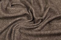 ПАЛЬТОВАЯ ШЕРСТЬ ПРИНТ Коричневый Елочка,1122914 фото #3