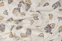 ТРИКОТАЖ КОТТОН ПРИНТ Молочный Персонажи,1111390 фото #3