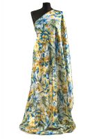 ШЕЛК ПРИНТ Молочный Цветы,1104996 фото #7