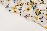 ВИСКОЗА ПРИНТ Молочный Цветы,1106051 фото #6
