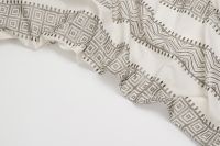 КОТТОН С ВЫШИВКОЙ Молочный Узоры ,1069073 фото #6