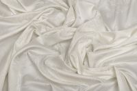 САТИН ЖАККАРД  Молочный Цветы,1134283 фото #3