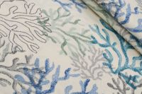 ТКАНЬ ДЕКОРАТИВНАЯ ПРИНТ Молочный Цветы,0983776 фото #1