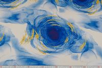 ВИСКОЗА ПОЛИРОВАННАЯ ПРИНТ Молочный Абстракции,1141533 фото #3