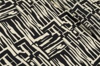 ШОВК САТИН ПРИНТ FAVORE Чорний Візерунки,1075197 фото #1