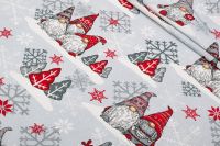 ТКАНИНА  ДЕКОРАТИВНА ПРИНТ Сірий Персонажі,1126387 фото #1