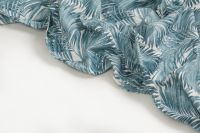 ТКАНИНА  ДЕКОРАТИВНА ПРИНТ Бірюзовий Квіти,1137499 фото #6