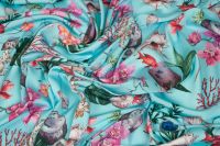 ШОВК САТИН АРМАНІ ПРИНТ Блакитний Різне,1140000 фото #3