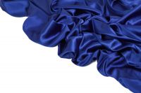 ШОВК АТЛАС СТРЕЙЧ ОДНОТОННИЙ Синій,1141212 фото #4