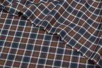 СОРОЧКОВИЙ КОТОН ПРИНТ Синій Клітини,1119990 фото #4