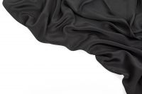 ШОВК ШИФОН СТРЕЙЧ ОДНОТОННИЙ Чорний,1107409 фото #5